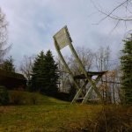 Kantor's Chair. The Giant Sculpture near the House...